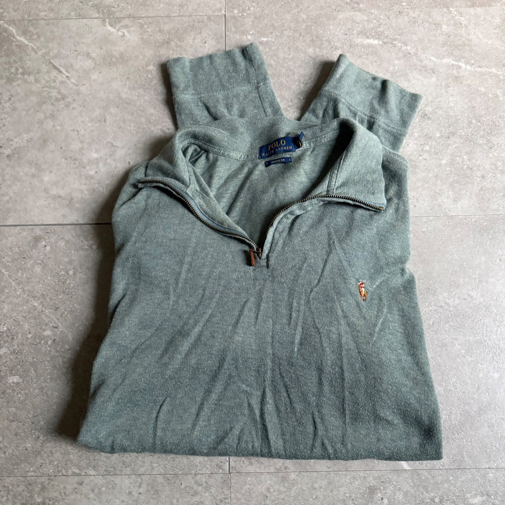 Polo Ralph Lauren Estate Rib Quarter Zip Pullover XL